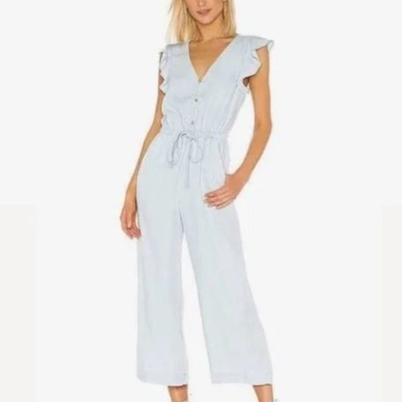 Sanctuary Mica Ruffle Sleeve Jumpsuit - size L - Picture 2 of 3